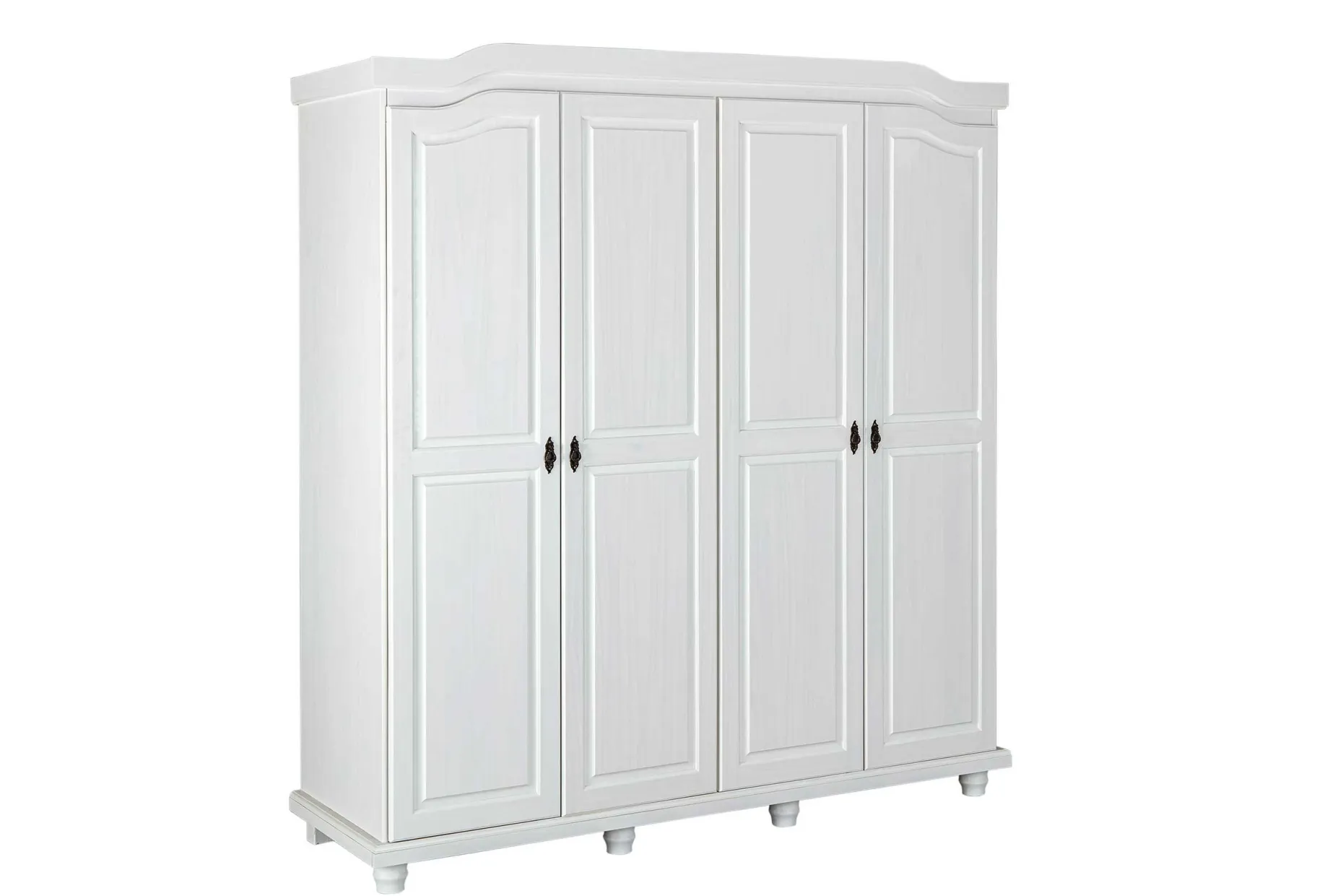 Kleiderschrank Ivy 197cm 4 Türen - weiß