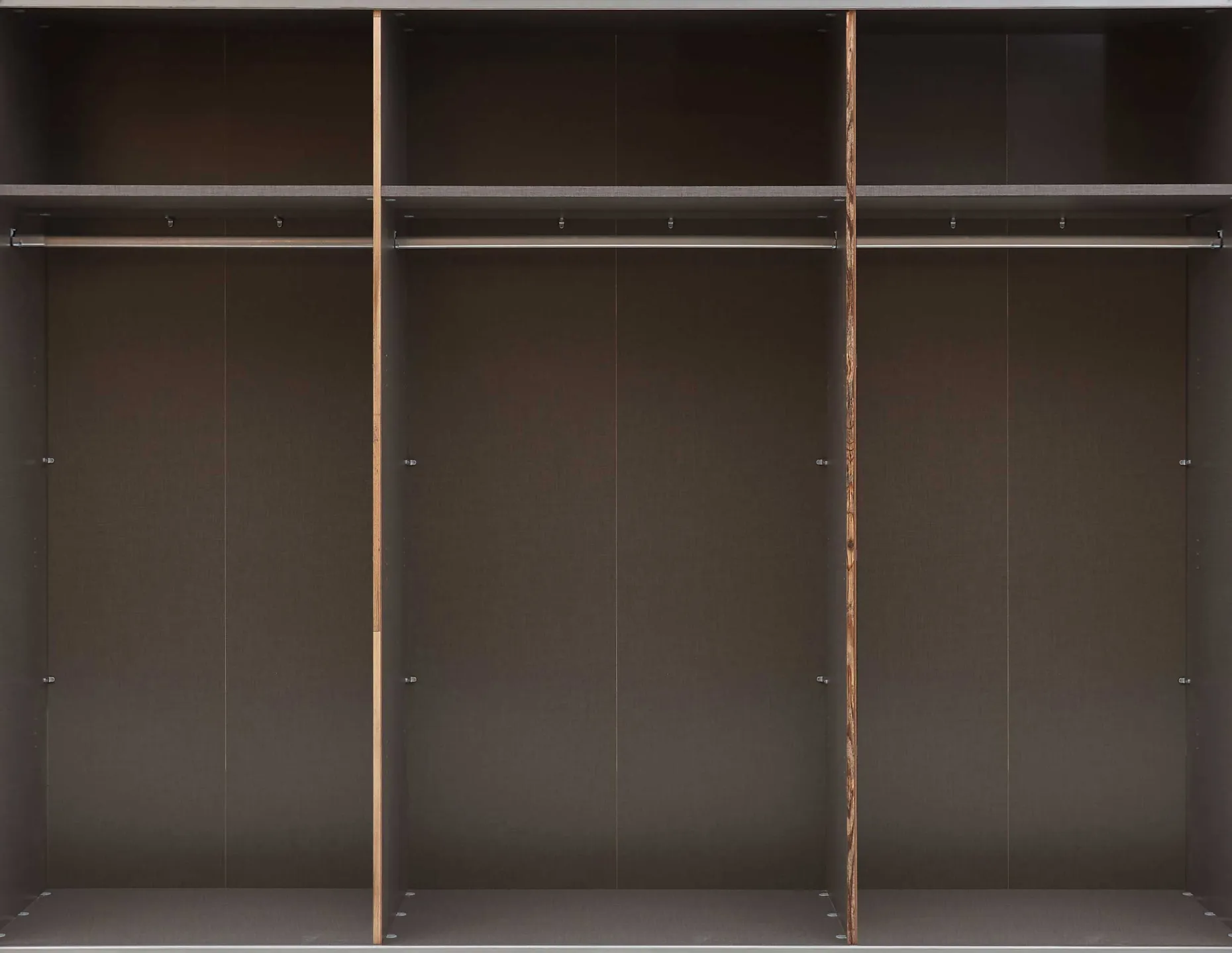 Kleiderschrank Kalas 270cm mit 2 Schiebetüren - grau/braun