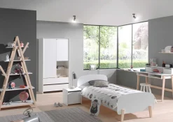 Kleiderschrank Kiddy 2 Türen - weiß