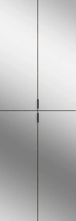 Kleiderschrank Kombination Projekt X Emob - Artisan Eiche - 243x193x34 cm - Spiegel