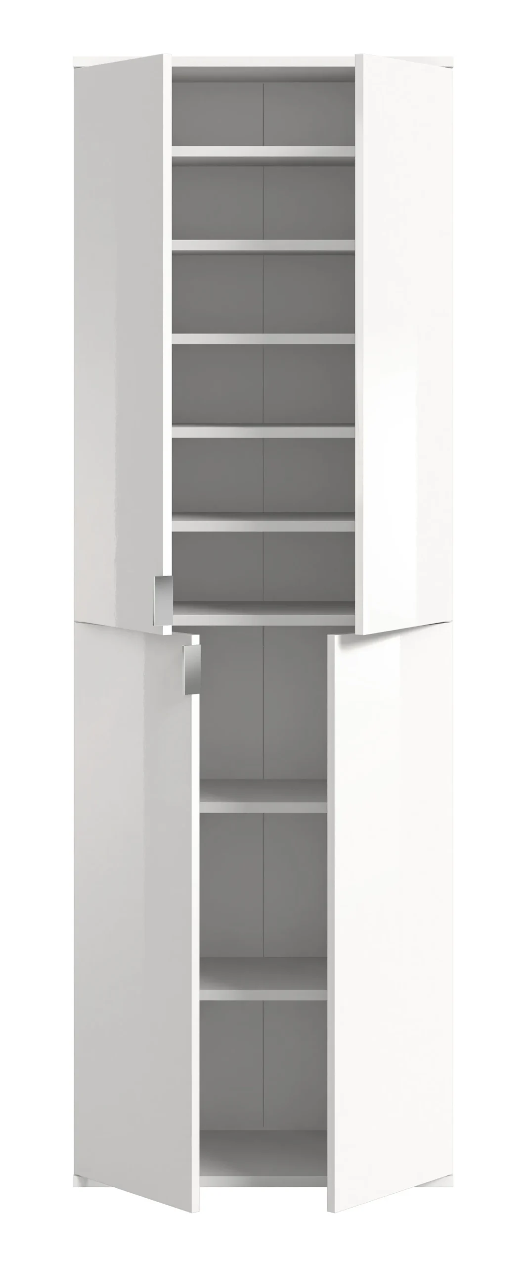 Kleiderschrank Kombination Projekt X Emob - Weiß Artisan Oak - 152x193x34 cm