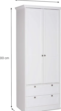 Kleiderschrank Landwood 2 Türen