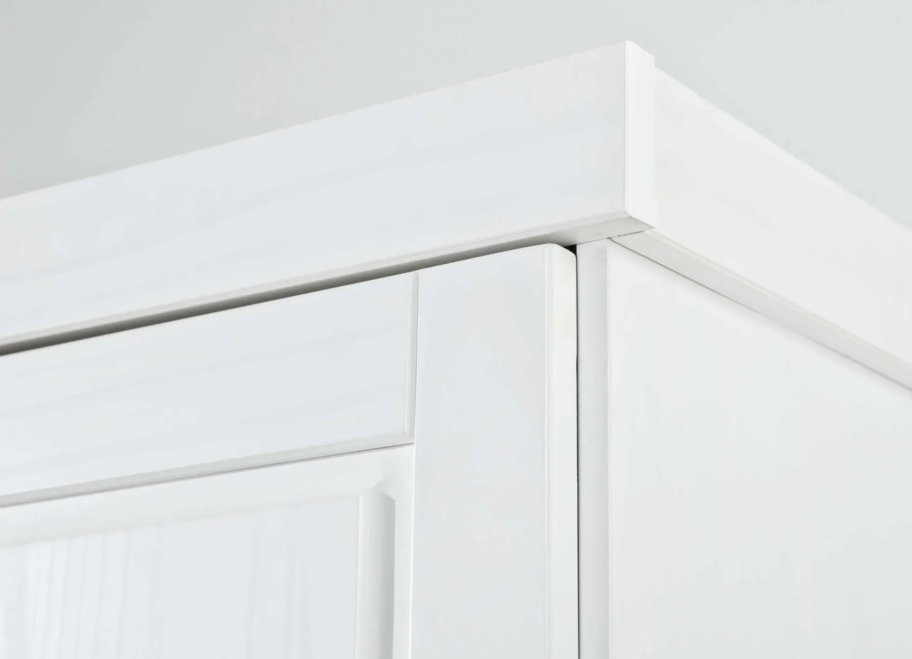 Kleiderschrank Leon mit 3 Türen - weiß