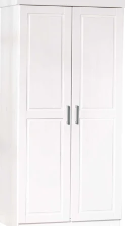 Kleiderschrank Leon mit 2 Türen - weiß