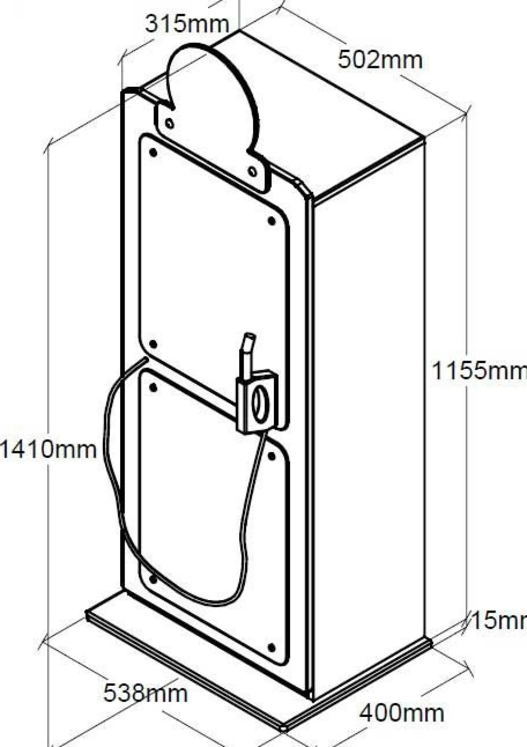 Kleiderschrank Petrol Pump