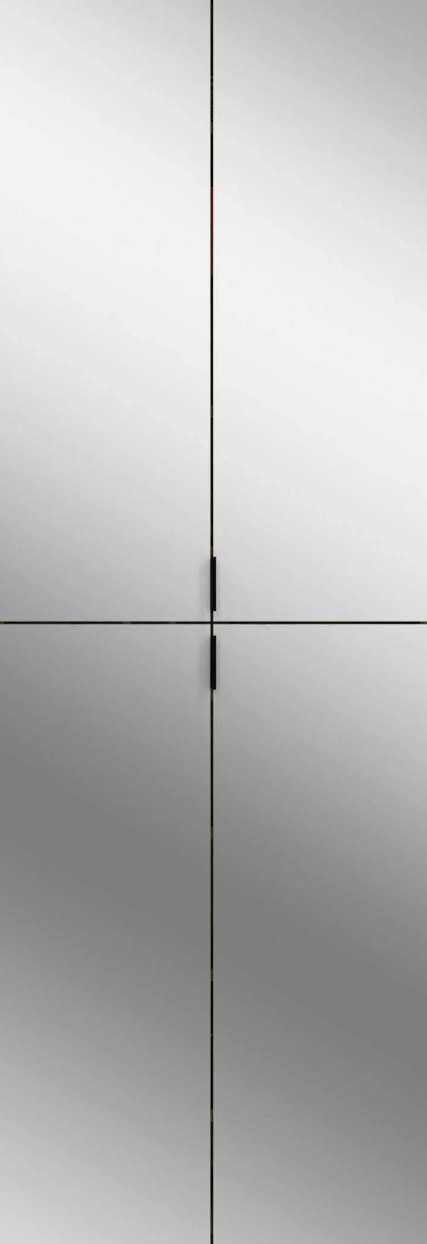 Kleiderschrank Projekt X Emob - Artisan Oak - 183x193x34 cm - Spiegel