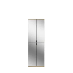 Kleiderschrank Projekt X Emob - Artisan Eiche - 213x193x34 cm - Natur