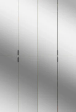 Kleiderschrank Projekt X Emob Artisan Eiche mit Spiegel 122x193x34 cm