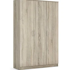 Kleiderschrank Ray 120cm mit 3 Türen - Sonoma Eiche
