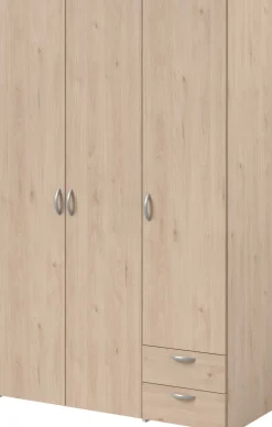 Kleiderschrank Salvador | 3 Türen, 2 Schubladen | Jackson Oak
