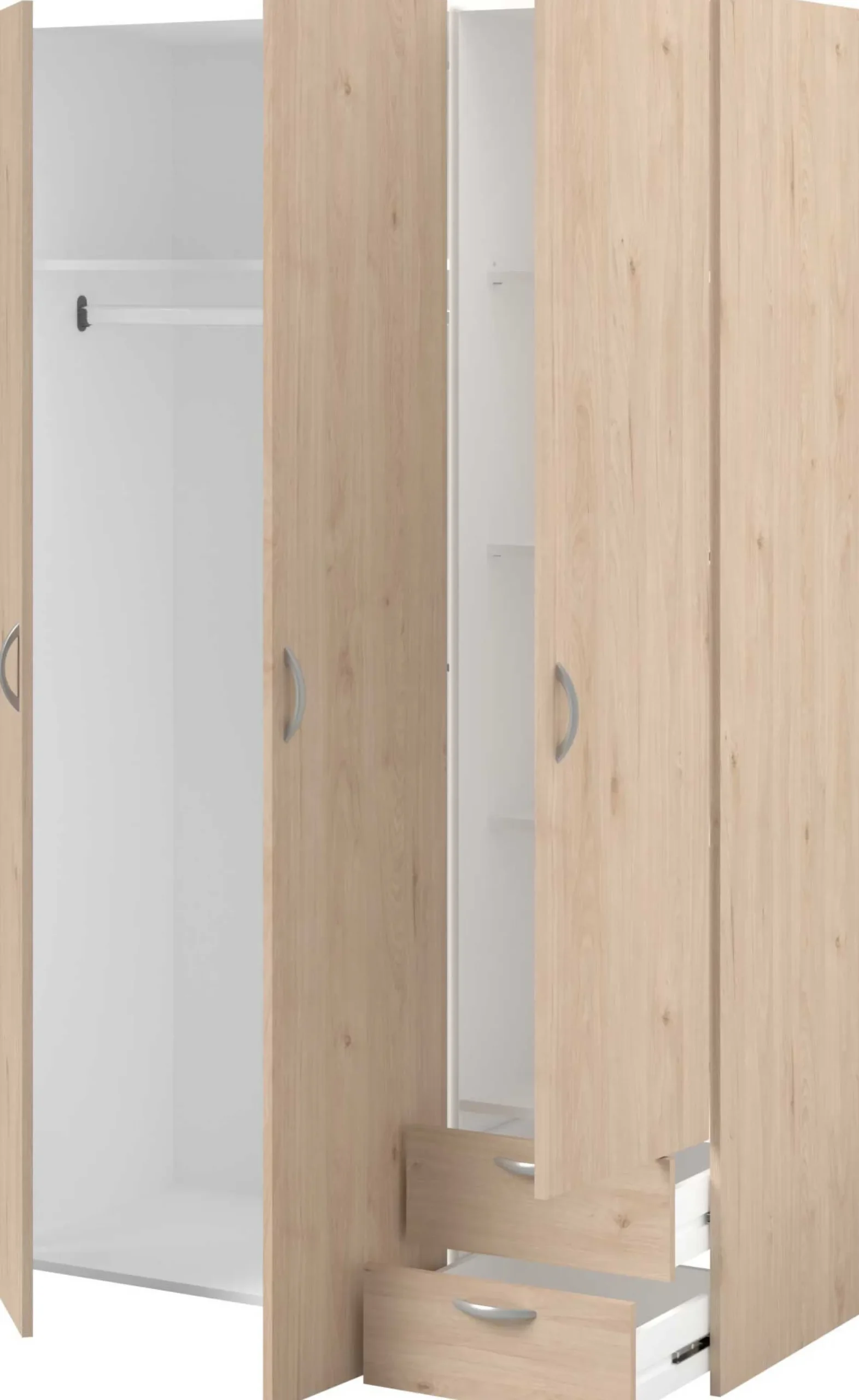 Kleiderschrank Salvador | 3 Türen, 2 Schubladen | Jackson Oak