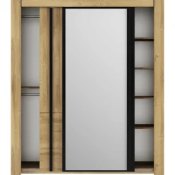 Kleiderschrank Sofia | 192 x 63 x 220 cm | Gold Oak Design