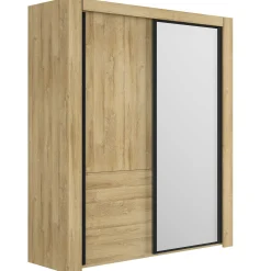 Kleiderschrank Sofia | 192 x 63 x 220 cm | Gold Oak Design