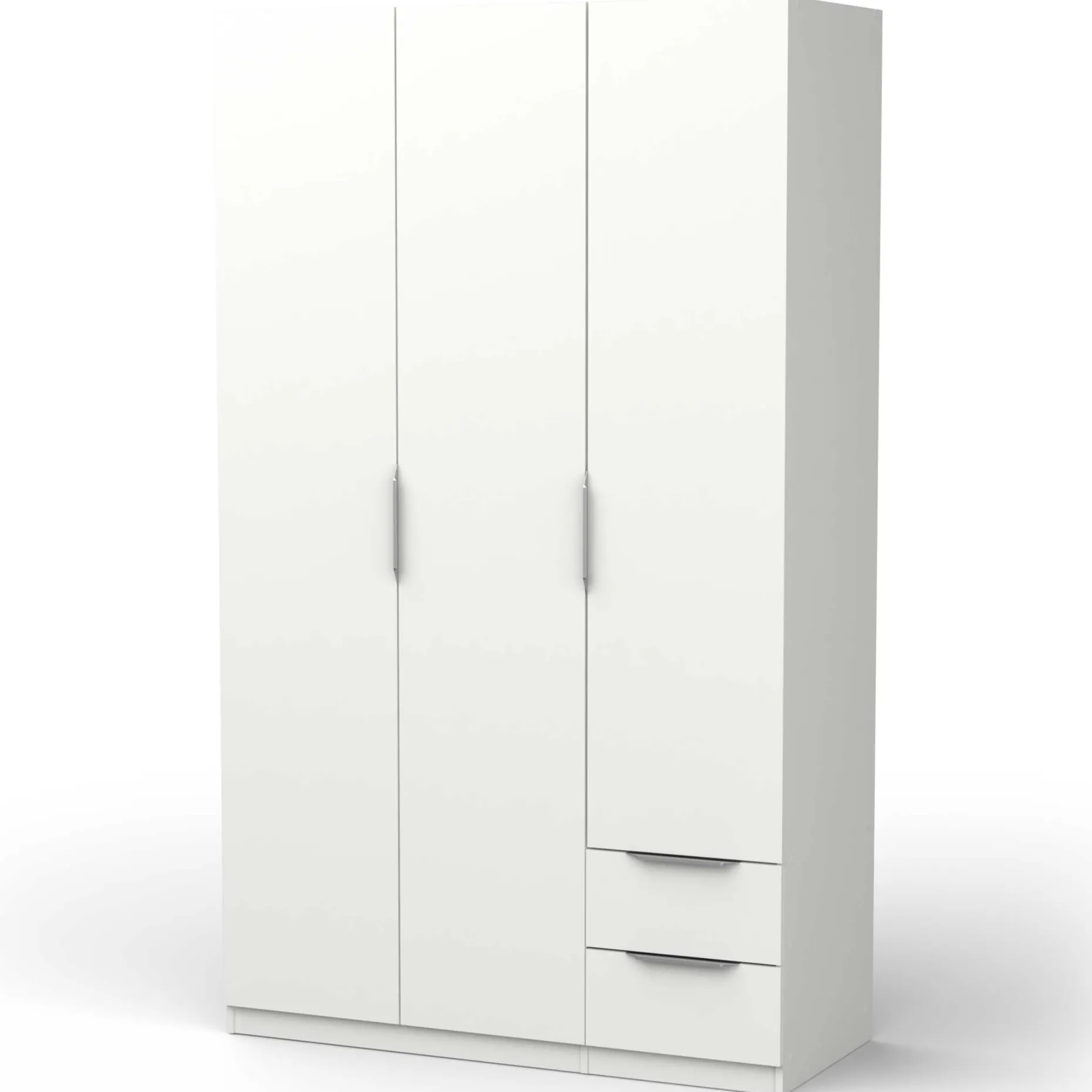Kleiderschrank Spectre 120cm - matt weiß