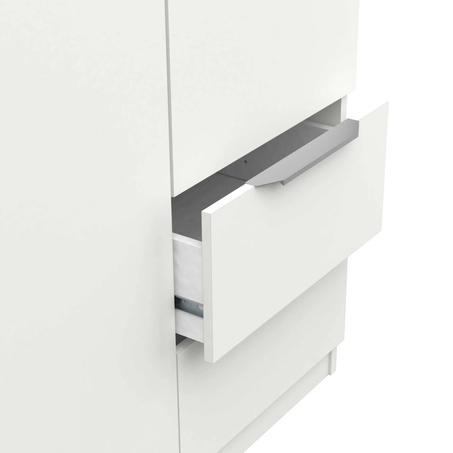 Kleiderschrank Spectre 120cm - matt weiß
