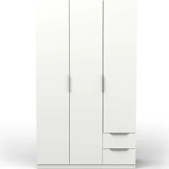Kleiderschrank Spectre 120cm - matt weiß