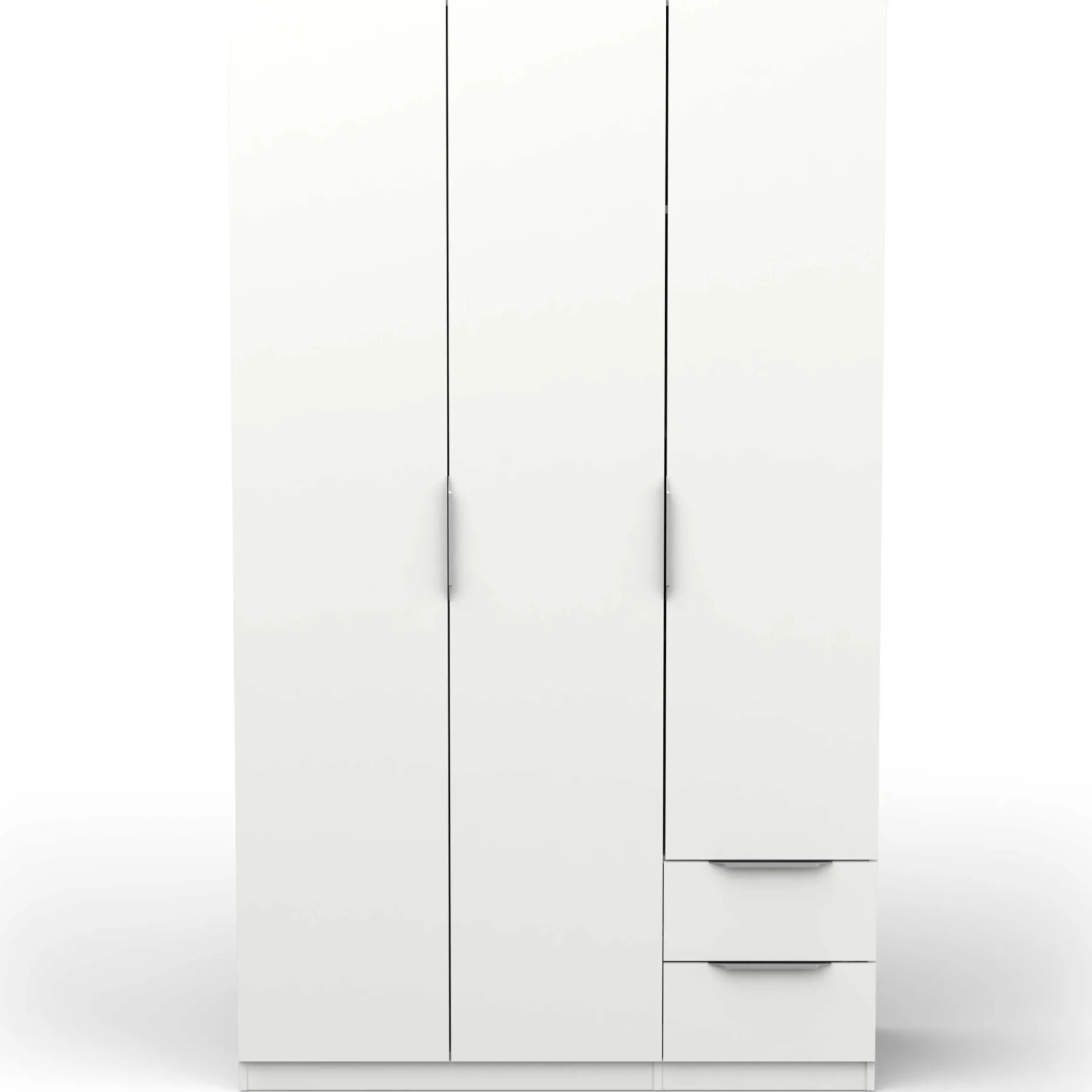 Kleiderschrank Spectre 120cm - matt weiß