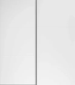 Kleiderschrank Swings - 178x59x203cm - 2 Türen - weiß