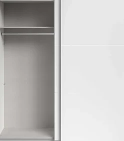 Kleiderschrank Swings - 178x59x203cm - 2 Türen - weiß
