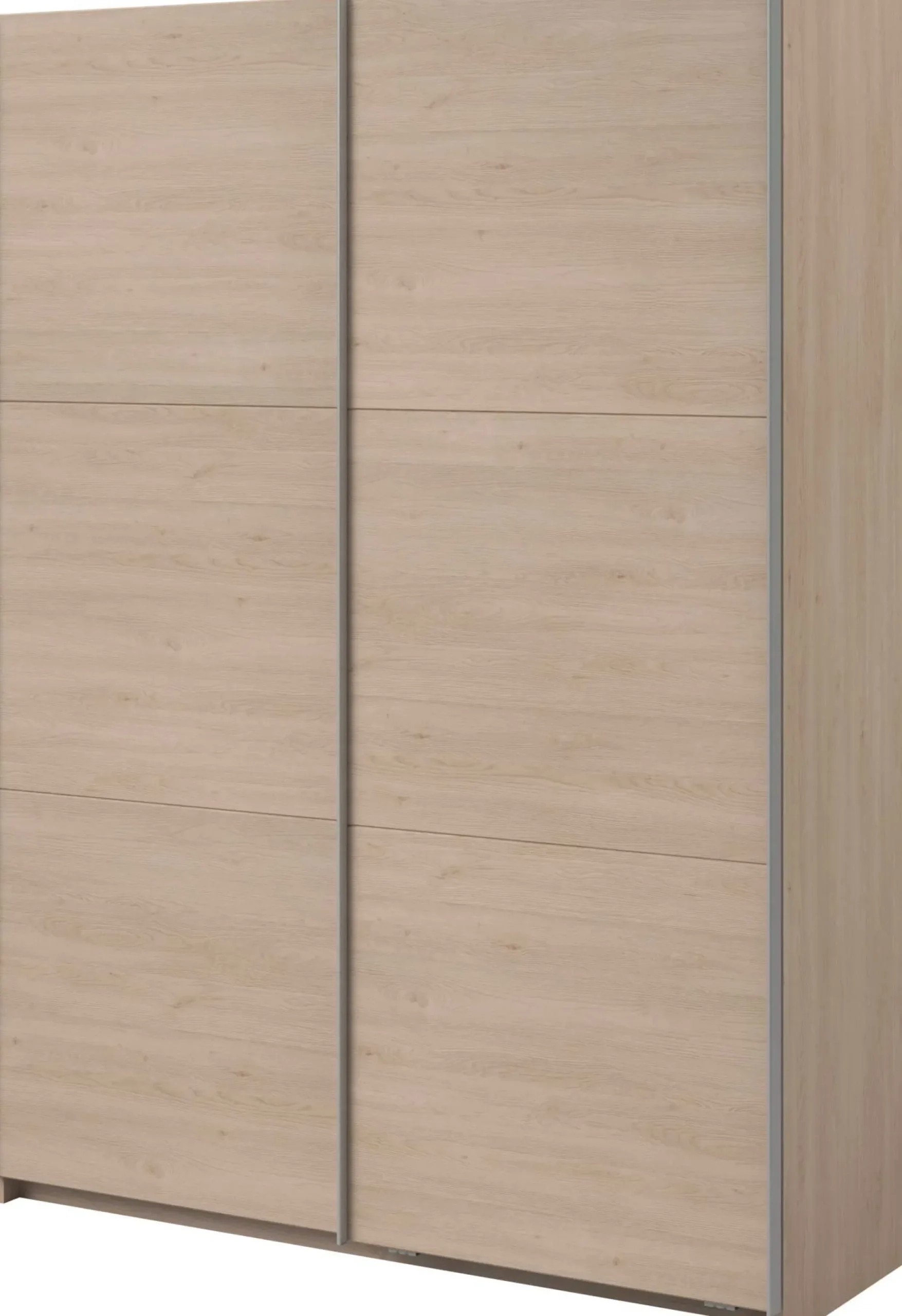 Kleiderschrank Swings - 148x59x203cm - 2 Türen - Eiche Dekor