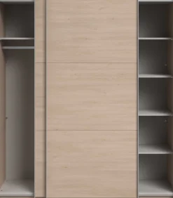 Kleiderschrank Swings - 178x59x203cm - 2 Türen - Eiche Dekor
