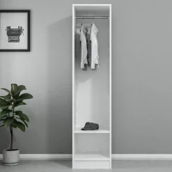 Kleiderschrank Woody Fashion | 45 x 52 x 190 cm | Scharniertür nicht enthalten
