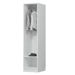 Kleiderschrank Woody Fashion | 45 x 52 x 190 cm | Scharniertür nicht enthalten