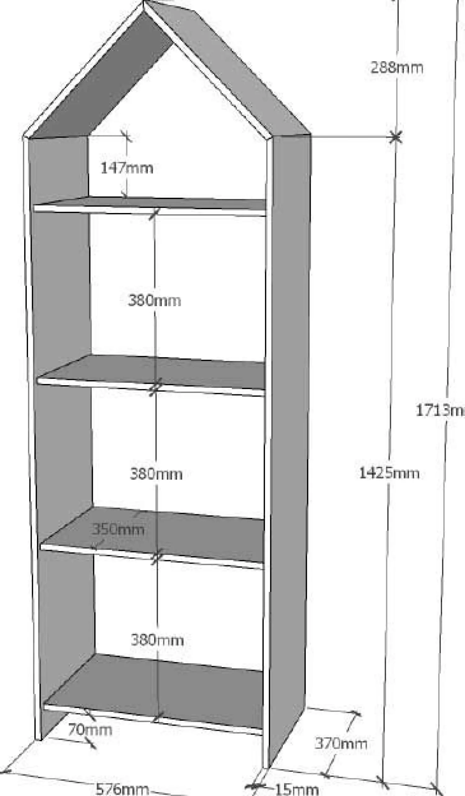 2 Kleiderschränke Bücherregal Casami - weiß/rosa