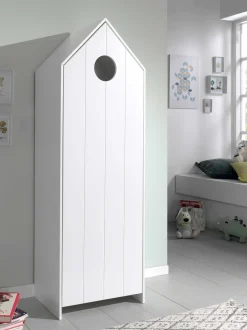 2 Kleiderschränke Bücherregal Casami - mintgrün/weiß