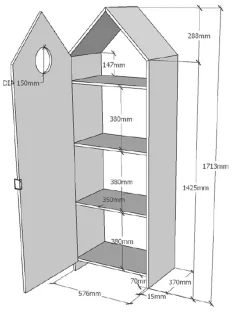 2 Kleiderschränke Bücherregal Casami - mintgrün/weiß