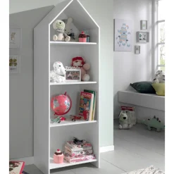 2 Kleiderschränke Bücherregal Casami - weiß/grau