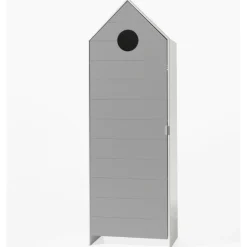 2 Kleiderschränke Bücherregal Casami - mintgrün/weiß/grau