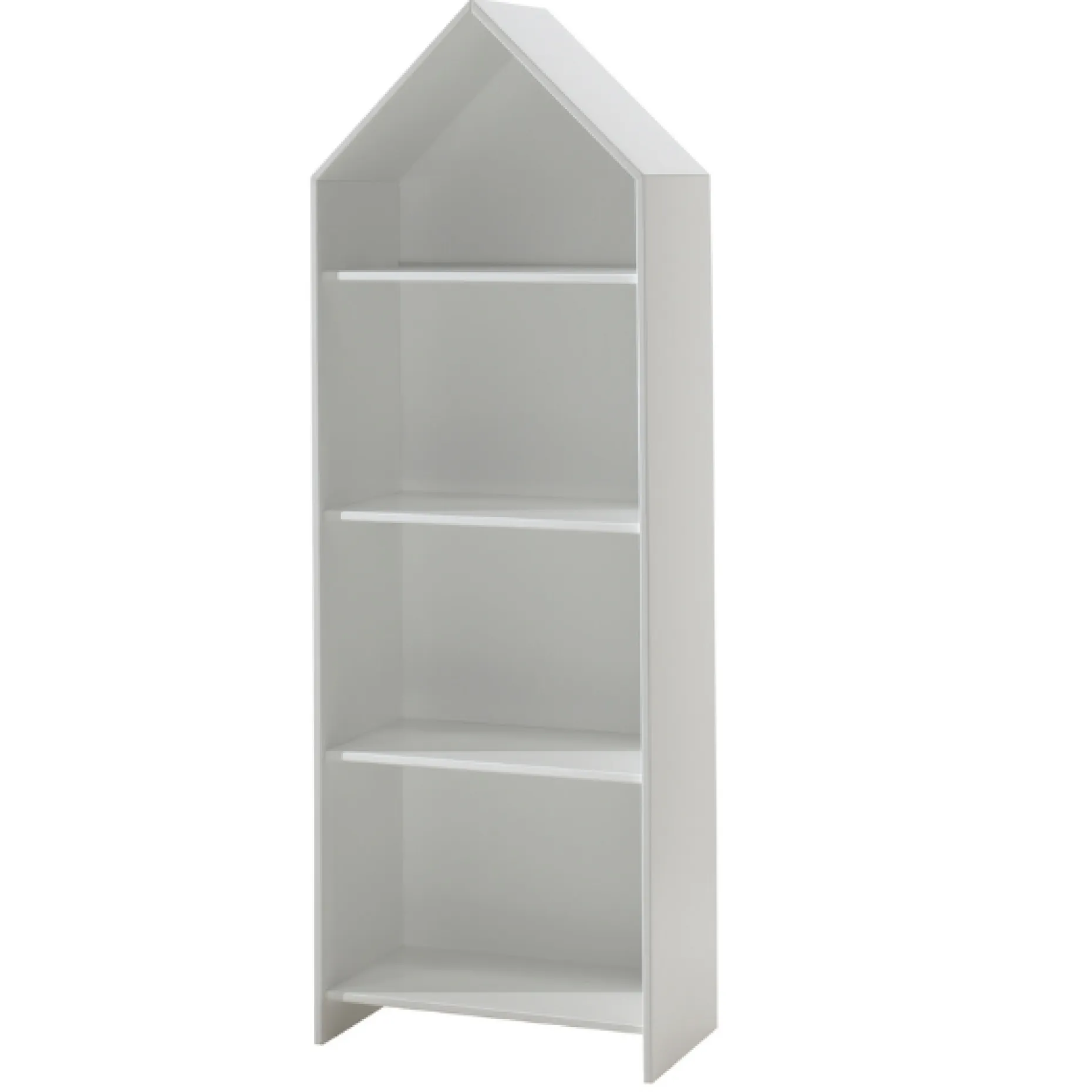 2 Kleiderschränke Bücherregal Casami - weiß
