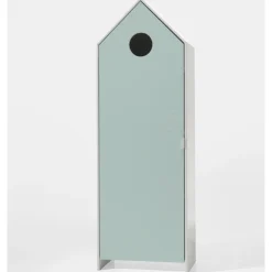 2 Kleiderschränke Bücherregal Casami - mintgrün/weiß/rosa