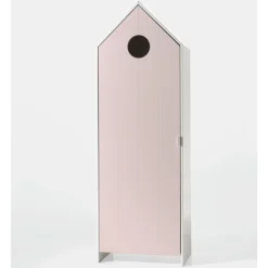 2 Kleiderschränke Bücherregal Casami - mintgrün/weiß/rosa