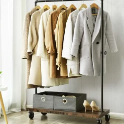 Kleiderständer Allsop | 104,5 x 40 x 162 cm | Braun-schwarz