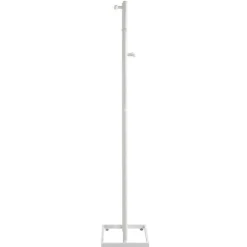 Kleiderständer mit 8 Haken - Weiß