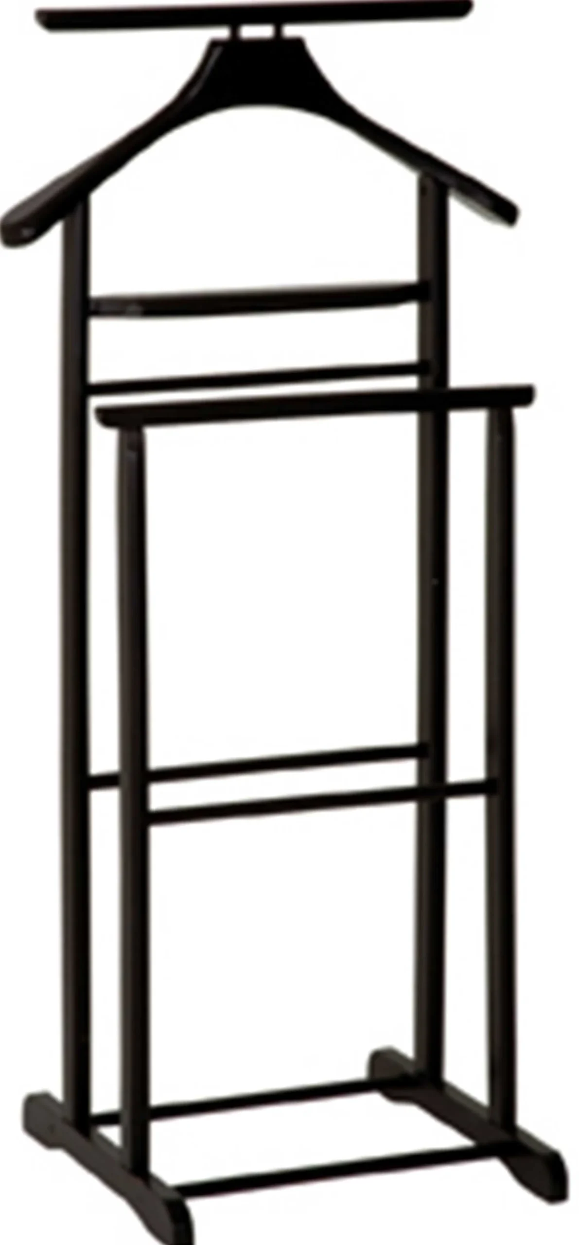 Kleiderständer mit Hosenbügel | Schwarzes Design