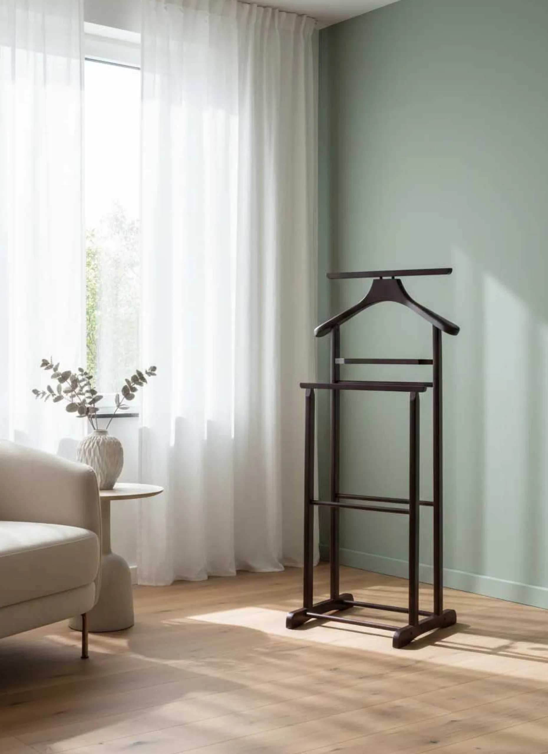 Kleiderständer mit Hosenbügel | Pine-design