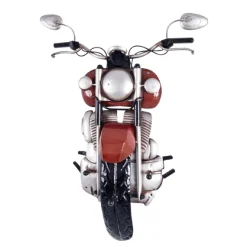 Kleiderständer Motor - 47x12x64 cm - Rot/Metall