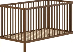 Kleinkinderbett Dino 70x140cm - verstellbar - Buche - Farbe Walnuss