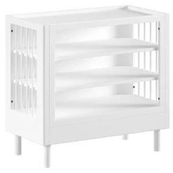 Kinder Vipack Kleinkindzimmer Forrest: Kleinkindbett 70x140cm, Wickeltisch, Kleiderschrank - buche