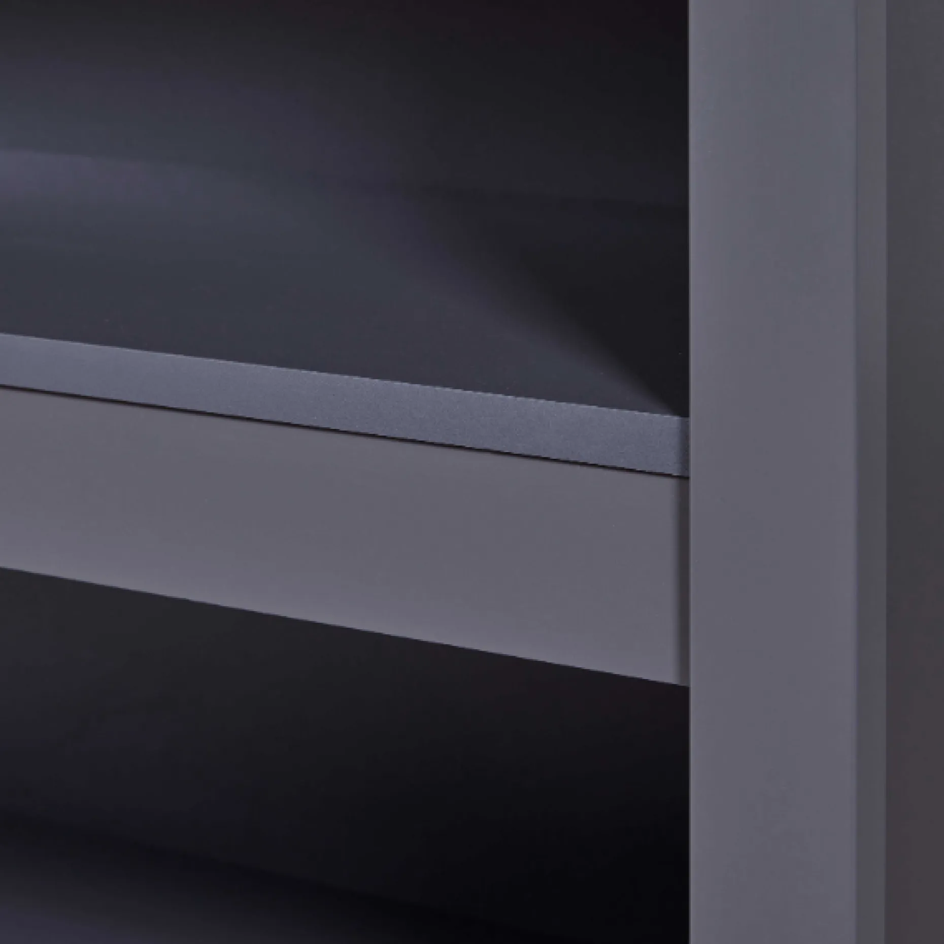 Kochinsel Nellina | Arbeitsplatte aus Eichenholz | 124 x 75 x 91,5 cm | Farbe: Anthrazit