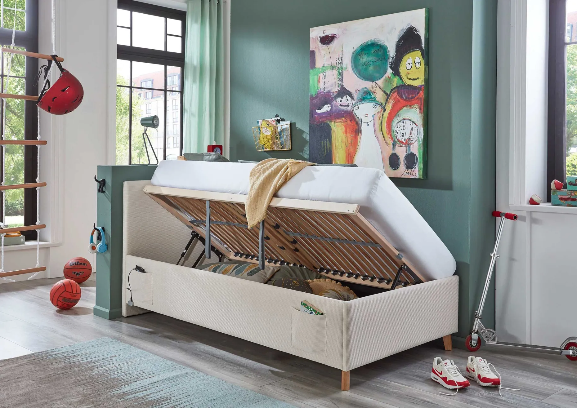 Kinder Meise Kofferbett Cool | 120 x 200 cm | Nata Design
