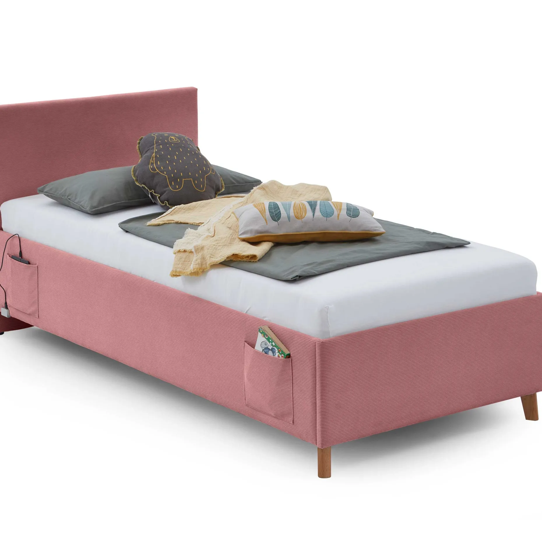 Kofferbett Cool | 90 x 200 cm | Rosa Design