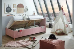 Kofferbett Cool | 90 x 200 cm | Rosa Design