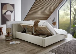 Kofferbett Kubrik | Inklusive Matratze | 160 x 200 cm | Beige