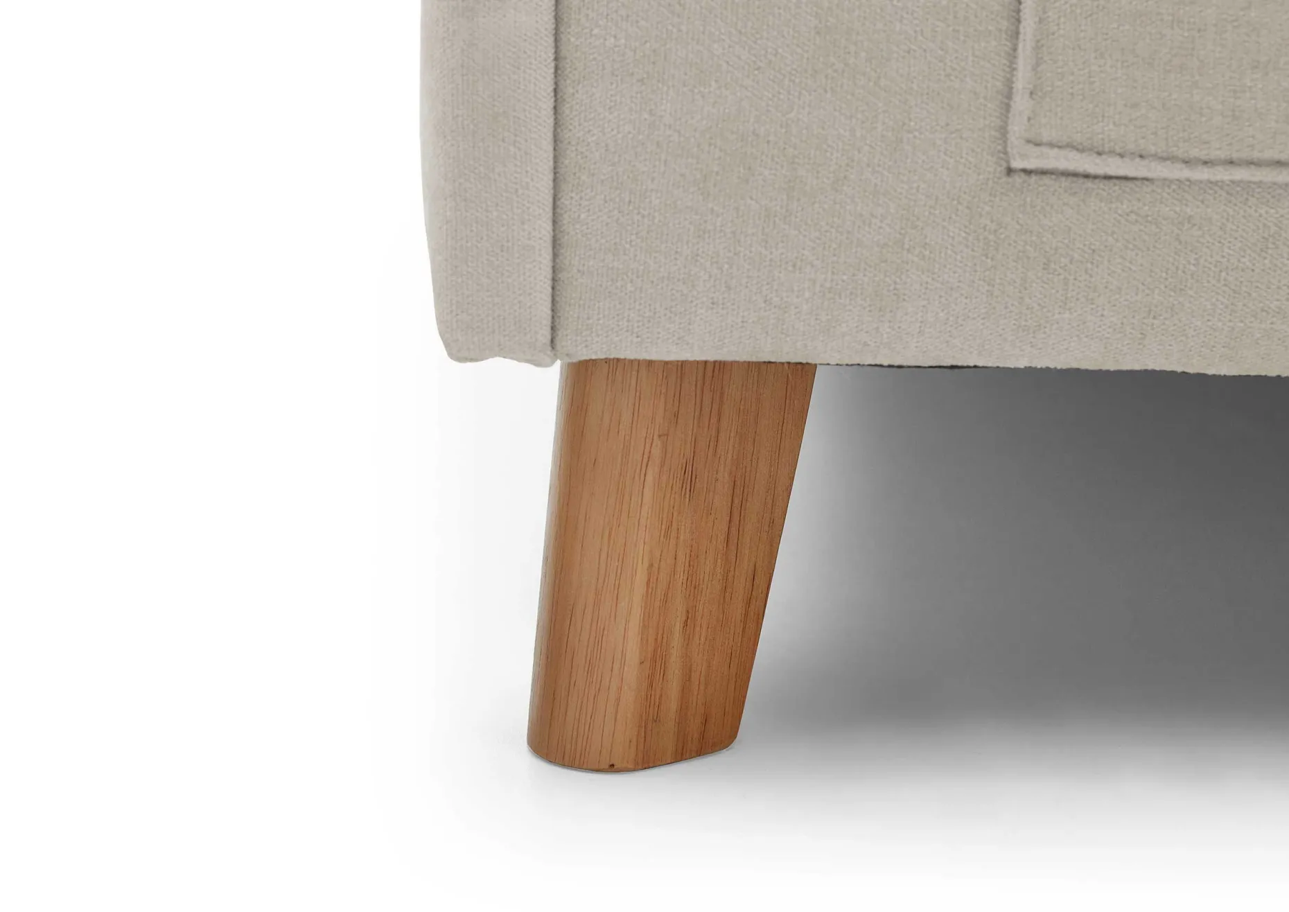 Kofferbett Ollie | Mit Rückenlehne | 120 x 200 cm | Beige Design