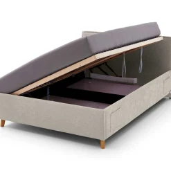 Kofferbett Ollie | 140 x 200 cm | Design Beige