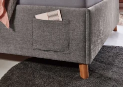 Kofferbett Ollie | 120 x 200 cm | Design Grau